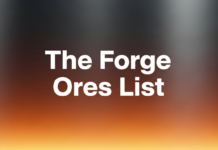 The Forge: คู่มือ Ores, อัตราส่วนดรอป, และแหล่งขุดครบทุกภูมิภาค
